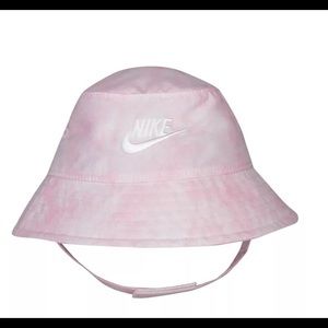 Baby Nike Tie Dye UPF 40+ Bucket Hat pink/white